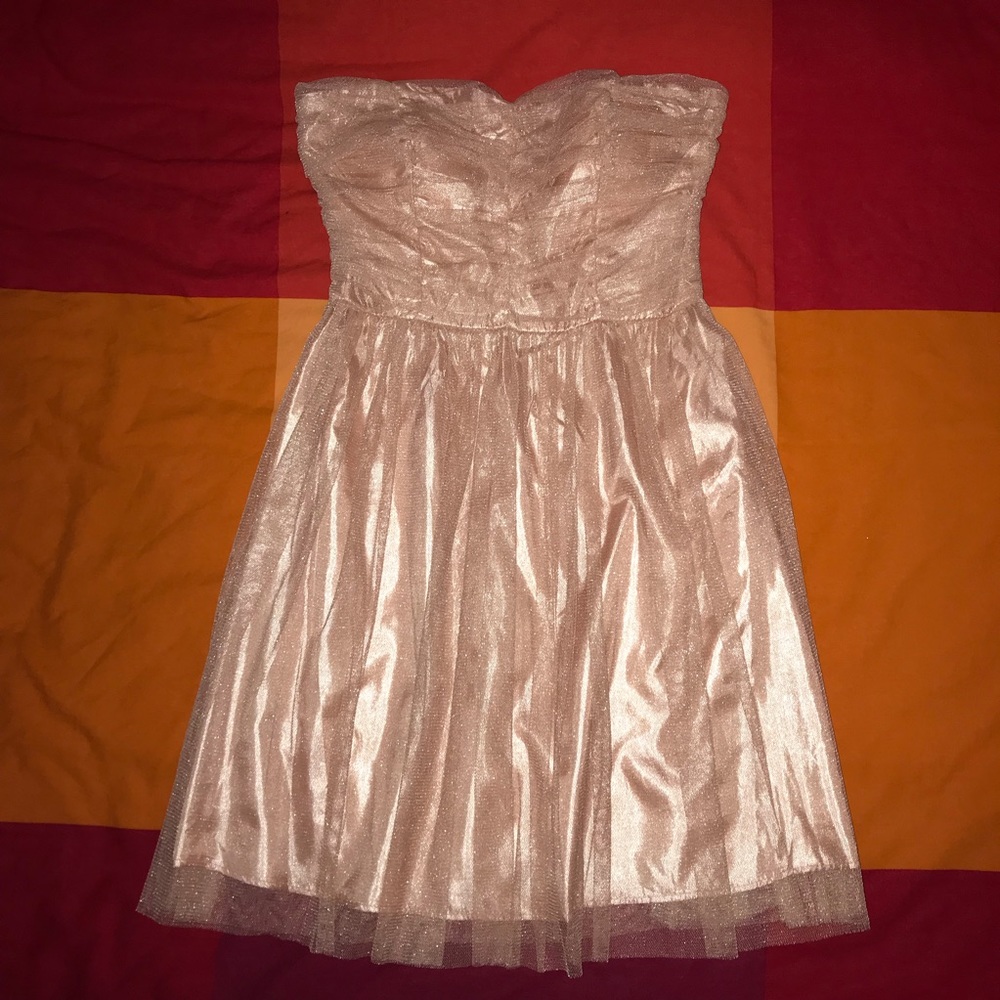 Forever 21 Light Pink Tulle Mini Dress